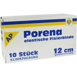 Porena elastični zavoj od gaze 12cm bez violončela bijeli, 10 kom