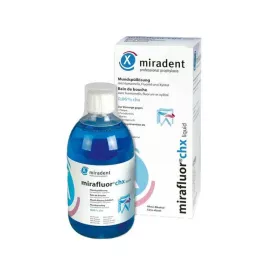 MIRADENT Vodica za ispiranje usta mirafluor CHX 0,06%, 500 ml