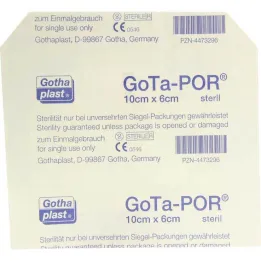 Gota-Por sterilni flaster za rane 60x100 mm, 1 kom