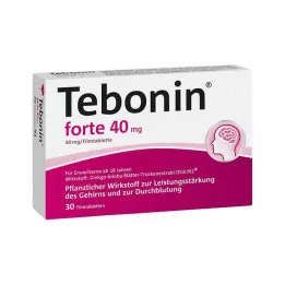 TEBONIN forte 40 mg filmom obložene tablete, 30 kom