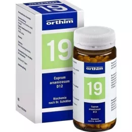 BIOCHEMIE Orthim 19 Cuprum arsenicosum D 12 tableta, 400 kom