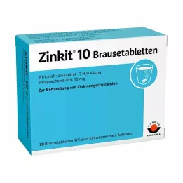 ZINKIT 10 šumećih tableta, 20 kom