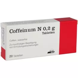 COFFEINUM n 0,2 g tablete, 20 sati