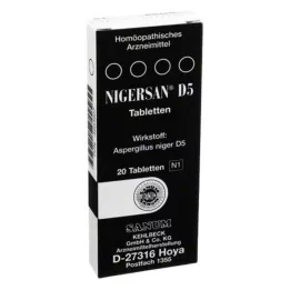 NIGERSAN D 5 tableta, 20 sati