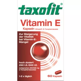 TAXOFIT Vitamin E meke kapsule, 60 ST