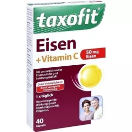 TAXOFIT Željezo+Vitamin C meke kapsule, 40 ST
