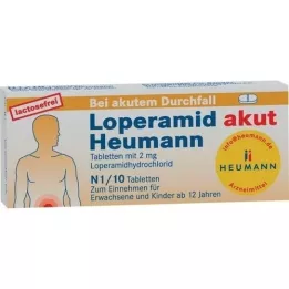 LOPERAMID Akutne heumanne tablete, 10 sati