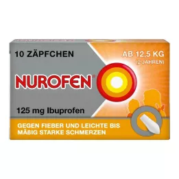 NUROFEN Junior 125 mg čepići, 10 kom