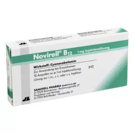 NOVIRELL B12 1 mg otopina ubrizgavanja, 10x1 ml
