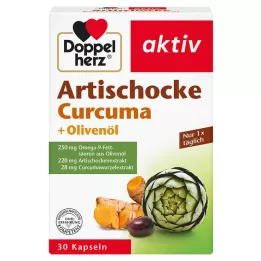 DOPPELHERZ Artičoka+maslinovo ulje+kurkuma kapsule, 30 kom