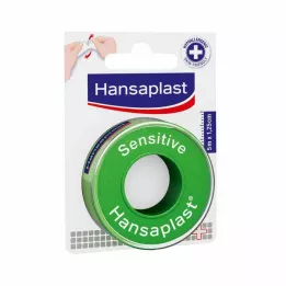 HANSAPLAST Flaster za fiksiranje Sensitive 1,25 cm x 5 m, 1 kom