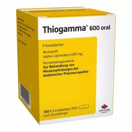 THIOGAMMA 600 oralnih filmom obloženih tableta, 100 kom