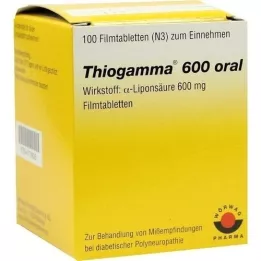 THIOGAMMA 600 tablete s oralnim filmom, 100 ST