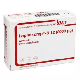 LOPHAKOMP B12 3.000 μg otopina za injekciju, 10X2 ml