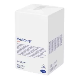 MEDICOMP Extra Vliekomp.Unsteril 10x10 cm 6lagig, 100 ST