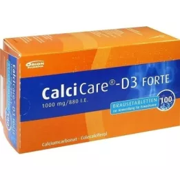 CALCICARE D3 forte šumeće tablete, 100 kom