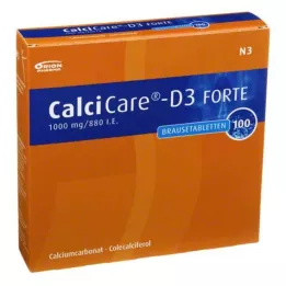 CALCICARE D3 forte šumeće tablete, 100 kom