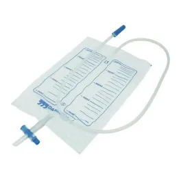 Vrećica za urin nesterilna 2000 ml Nrv sa drenažnim križnim ventilom, 1 kom