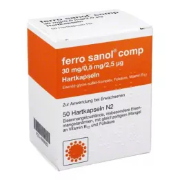 FERRO SANOL komp. Tvrde kapsule s obloženim peletama, 50 kom