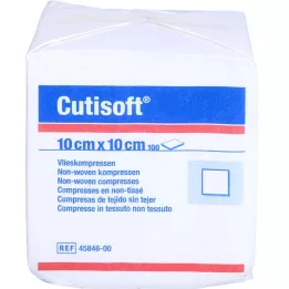 CUTISOFT Vlies komprimira 10x10 cm Unsteril, 100 ST