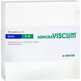 ABNOBAVISCUM Aceris D 20 ampula, 48 kom