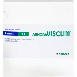 ABNOBAVISCUM Quercus D 6 ampula, 48 kom