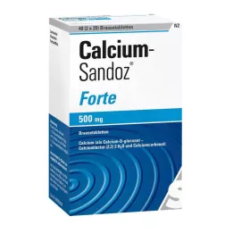 CALCIUM SANDOZ forte šumeće tablete, 2X20 kom