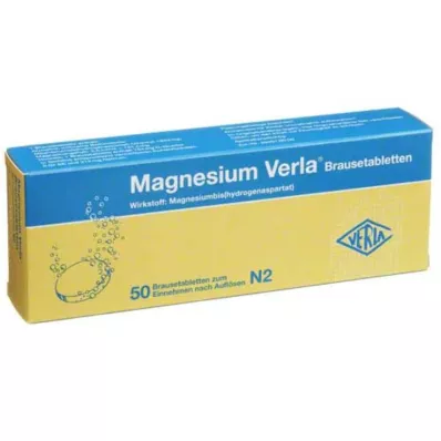 MAGNESIUM VERLA Šumeće tablete, 50 kom MAGNESIUM VERLA Šumeće tablete, 50 kom