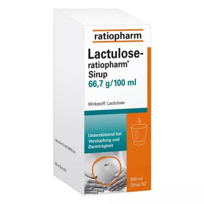 LACTULOSE-ratiopharm sirup, 500 ml