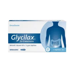 GLYCILAX Čepići za odrasle, 6 kom