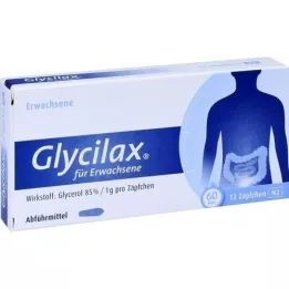 GLYCILAX Suppositories za odrasle, 12 sati