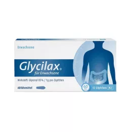 GLYCILAX Čepići za odrasle, 12 kom