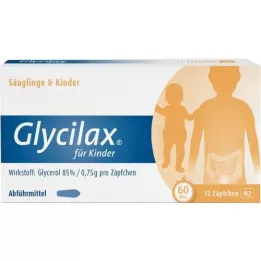 GLYCILAX Suppositories za djecu, 12 sati