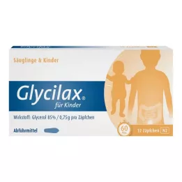 GLYCILAX Čepići za djecu, 12 kom