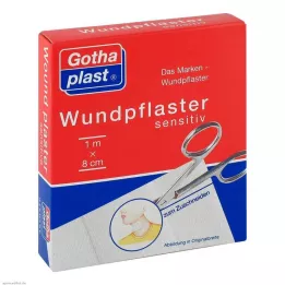 GOTHAPLAST Senzitiv za njegu rana 8 cmx1 m rez, 1 kom
