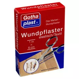 GOTHAPLAST Elastična obloga za rane 6 cm x 1 m rez, 1 kom