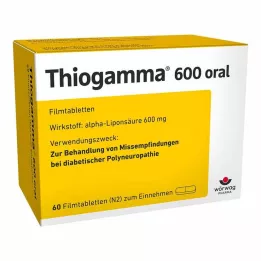 THIOGAMMA 600 oralnih filmom obloženih tableta, 60 kom