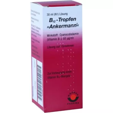 B12 ANKERMANN kapi, 30 ml B12 ANKERMANN kapi, 30 ml