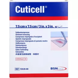 CUTICELL Oblozi od masti 7,5x7,5 cm, 10 kom