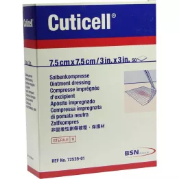 CUTICELL Oblozi od masti 7,5x7,5 cm, 50 kom