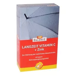 GEHE BALANCE Dugotrajno Vitamin.C+Zinc depot Retard Kaps., 60 kom