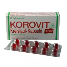 KOROVIT Kapsule za cirkulaciju, 20 kom