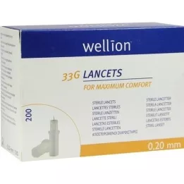 WELLION Lance 33 G, 200 ST