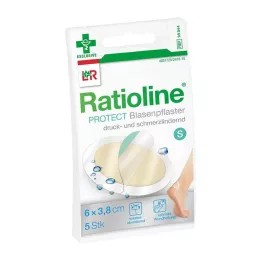 RATIOLINE protect flasteri za žuljeve 3,8x6 cm mali, 5 kom