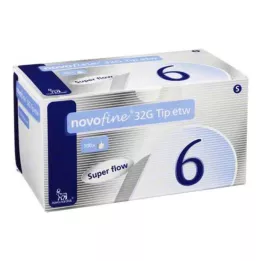 NOVOFINE 6 mm kanile 32 G tip etw, 100 kom