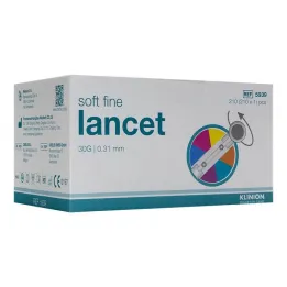 Klinion mekane lancete u boji 30 G, 210 kom