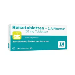 REISETABLETTEN-1A Pharma, 20 kom