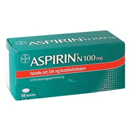 ASPIRIN N 100 mg tableta, 98 ST