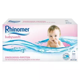 RHINOMER BABYSANFT morska voda 5ml jednostrukih pip., 20x5 ml