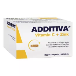 ADDITIVA Vitamin C+cink depo kapsule, promotivno pakiranje, 80 kom